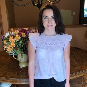 Pretty pink blouse from Mine.